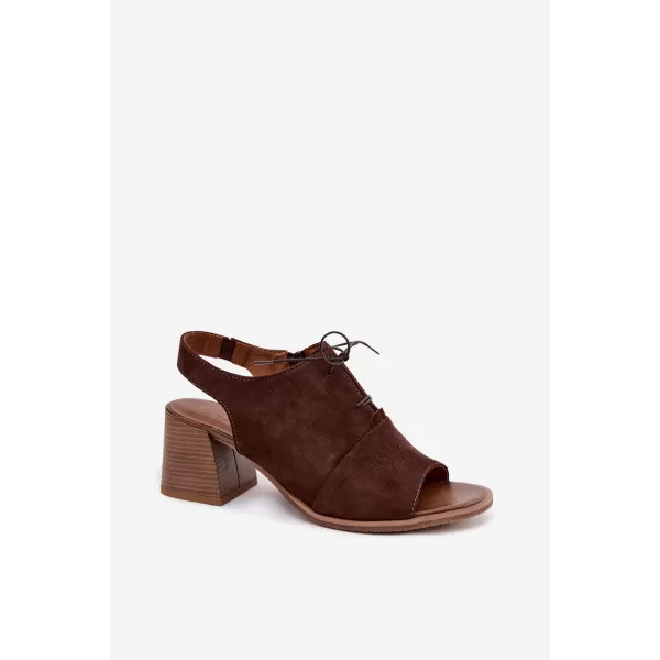  Damensandalen ZAZOO 40523 SCHOKOLADE 