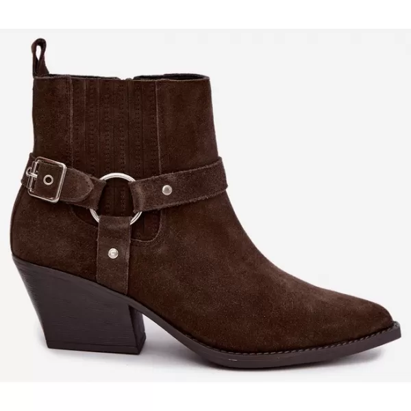  Damen-Stiefeletten BOTO NC1360K BRAUN 