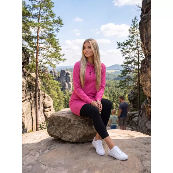  Erweitertes Damen-Sweatshirt ALTISPORT ALW001419 MAGENTA 