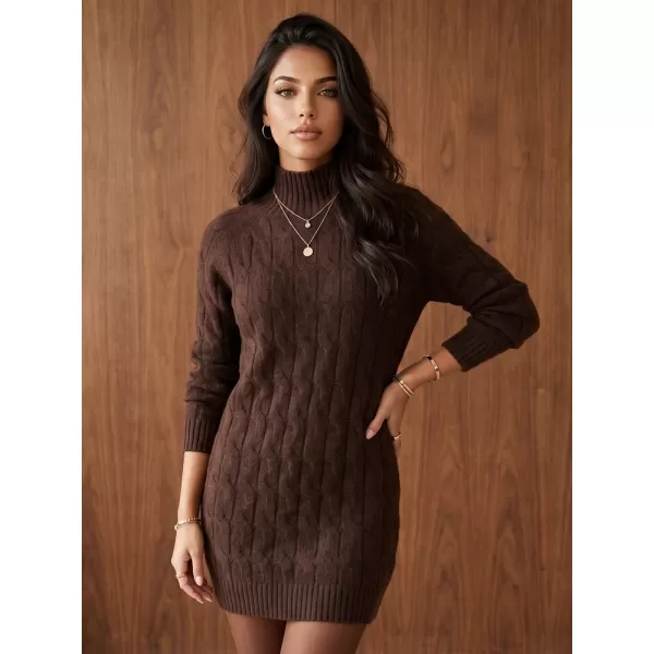  Damenkleid DSTREET MY2603 BRAUN 