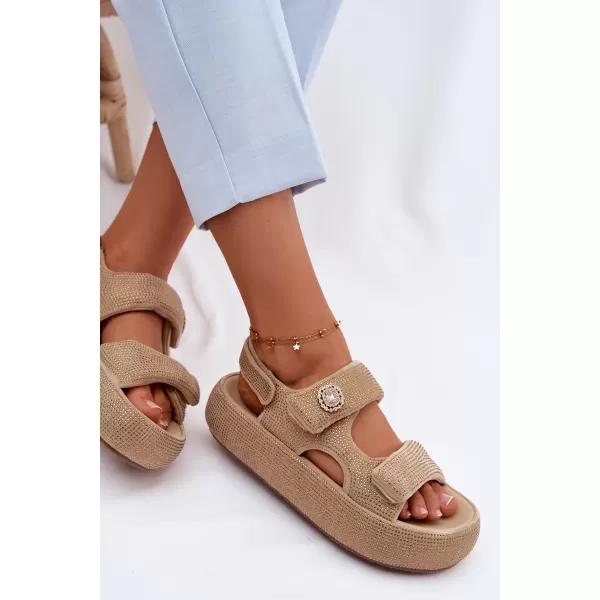  Damensandalen GOE TT2N4101 BEIGE 