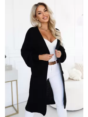 Strickjacke für Damen NUMOCO 627-4 SCHWARZ