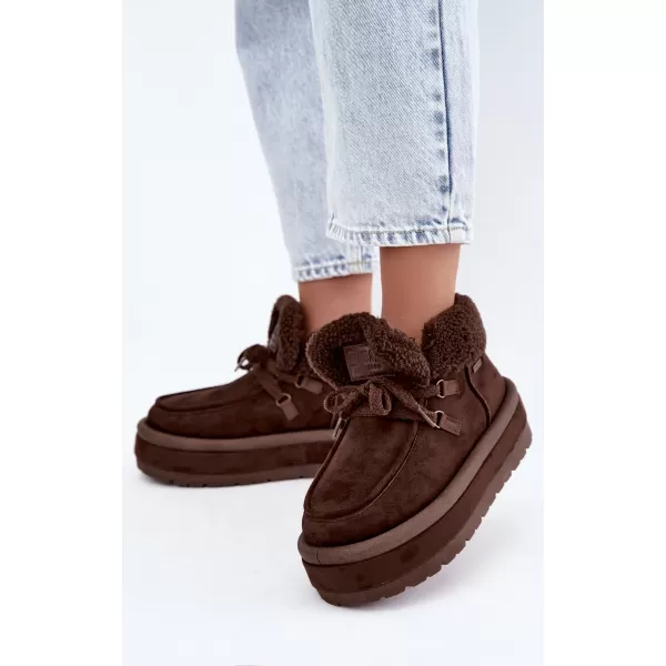  Damenschuhe BIG STAR SHOES UU274214 BRAUNE/BEIGE SCHATTEN 