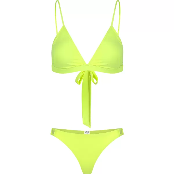  Damen-Bikinioberteil NORDBLANC WATERFALL NBSSS8213 LEUCHTEND GELB 