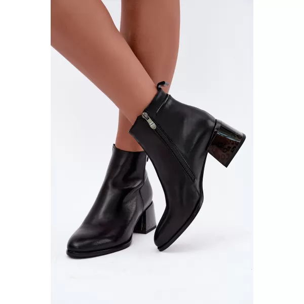  Damen-Stiefeletten BOTO 26BT24-398 SCHWARZ 