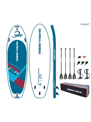 Paddle-Board RIDEWAVE CONQUEROR C-17 BLAU/WEIß
