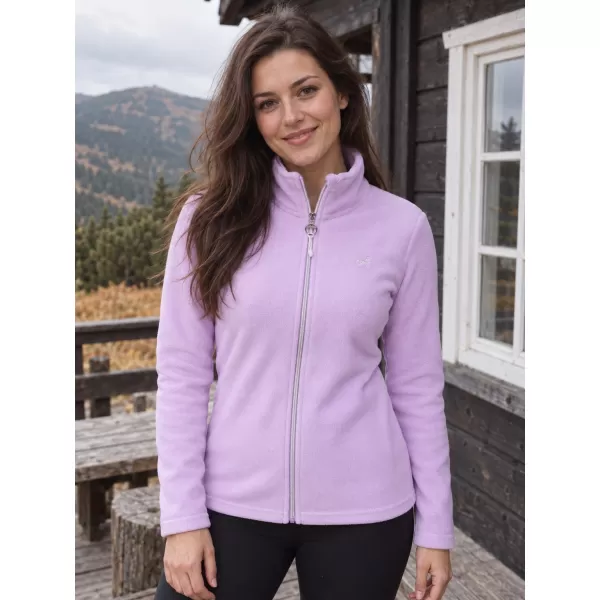  Fleece-Sweatshirt für Damen ALTISPORT ILKI VIOLETT 