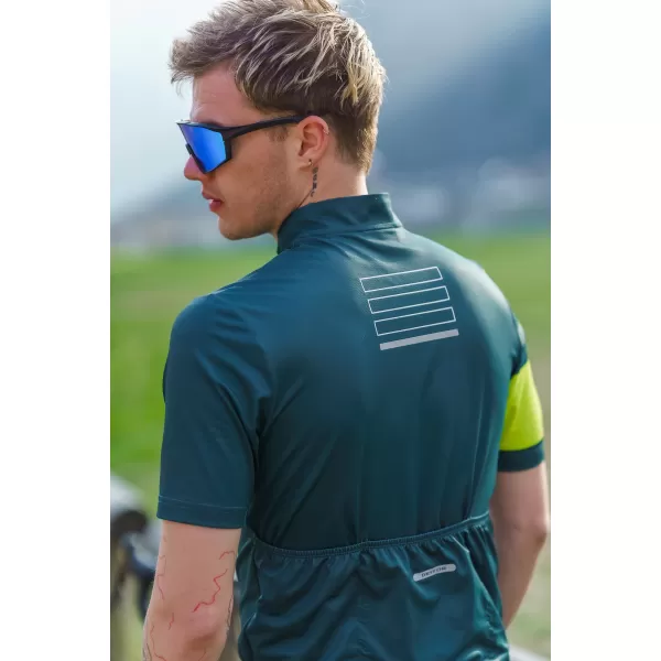  Herren-Radtrikot NORDBLANC CAMEL NBSMF8079 GRÜN 