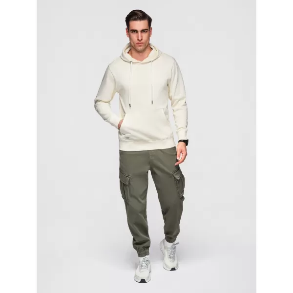  Herren-Sweatshirt OMBRE OM-SSBN-0270 CREME 