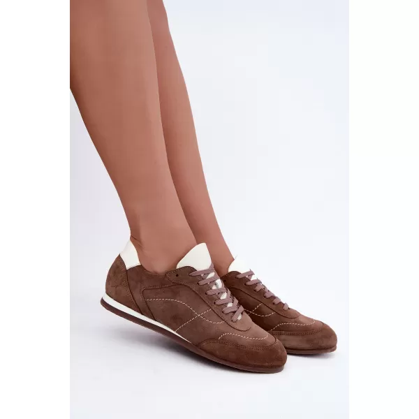  Damen-Sneaker ZAZOO N1414/772/1098 BRAUN/BEIGE 