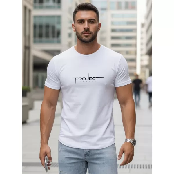  Herren-T-Shirt DSTREET NX5127R-WH WEIß 