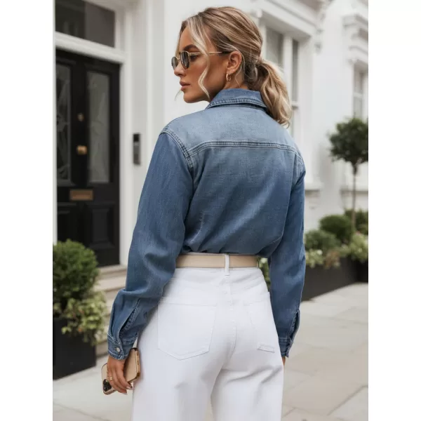  Damenhemd DSTREET DY0491 BLAU 