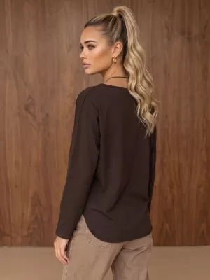 Damen-T-Shirt DSTREET RY2942 BRAUN
