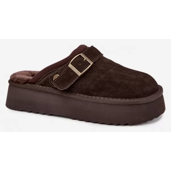  Damenhausschuhe BIG STAR SHOES UU274697 BRAUN/BEIGE 