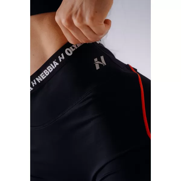  Damen-Shorts NEBBIA OLYMPIA HIGH-WAIST 937 SCHWARZ 