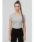 Damen-T-Shirt 4F WMM00TTSHF3307 KALTE HELLGRAUE MELANGE