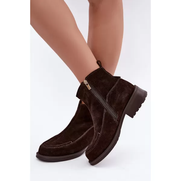  Damen-Stiefeletten BIG STAR SHOES UU274602 BRAUNE/BEIGE SCHATTEN 
