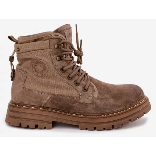  Herren-Stiefeletten BIG STAR SHOES UU174253 BEIGE 