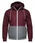 Herrenjacke OMBRE C584 BURGUND UND GRAU