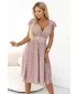 Kleid NUMOCO 425-16 BEIGE MIT TUPFEN