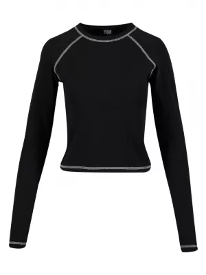 Damen-T-Shirt URBAN CLASSICS TB7730 SCHWARZ