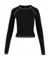 Damen-T-Shirt URBAN CLASSICS TB7730 SCHWARZ