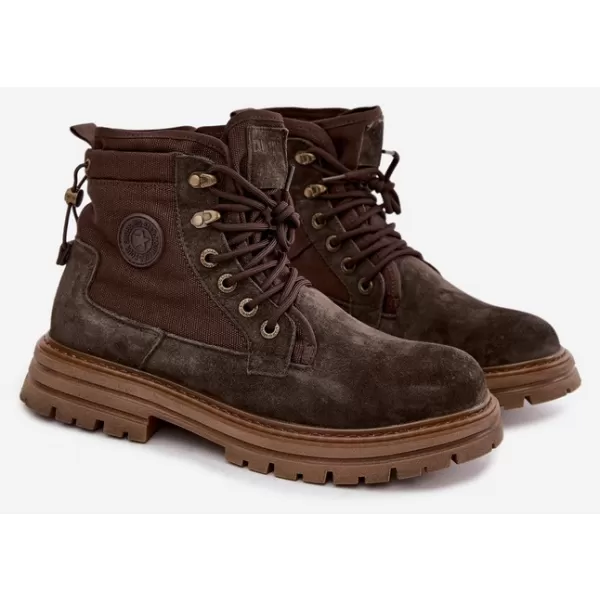  Herrenschuhe BIG STAR SHOES UU174254 BRAUNE/BEIGE SCHATTEN 
