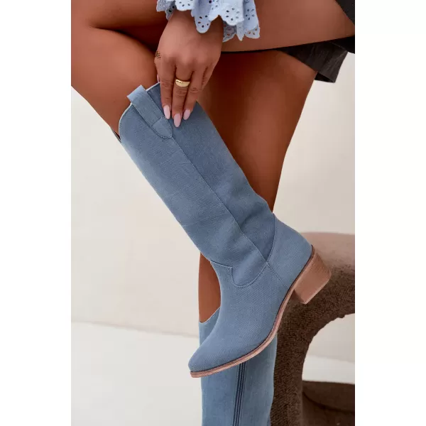  Damenstiefel BOTO LQ-115 BLAU 