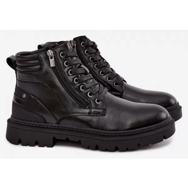  Herren-Stiefeletten BIG STAR SHOES UU174242 SCHWARZ 