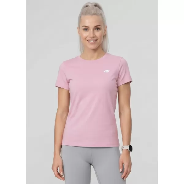  Damen-T-Shirt 4F WMM00TTSHF3306 HELLROSA 