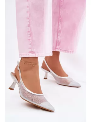 Damensandalen BOTO QQ-213 SILBER