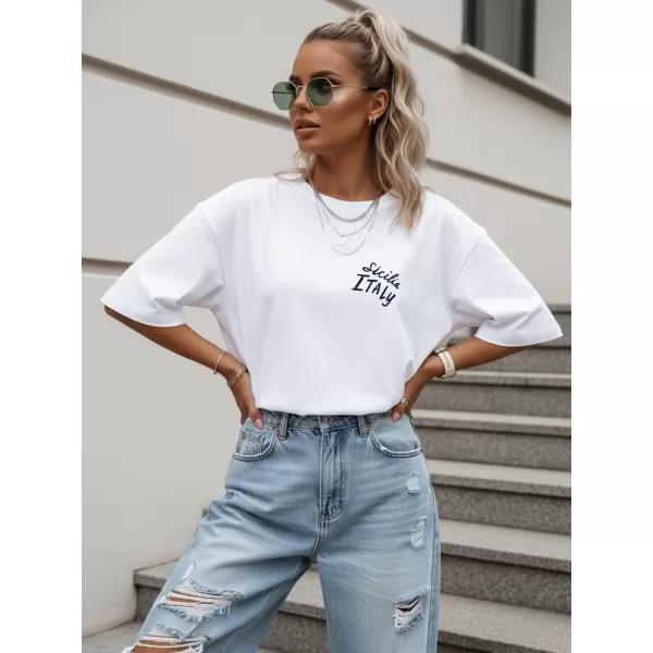  Damen-T-Shirt DSTREET NX9502RY-WH-O WEIß 