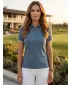 Damen-T-Shirt mit Kragen MALFINI FOCUS 233 DENIM