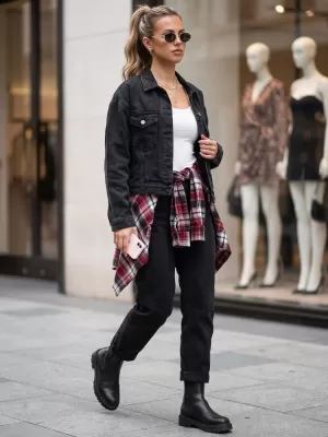 Damenjacke DSTREET TY6012 SCHWARZ