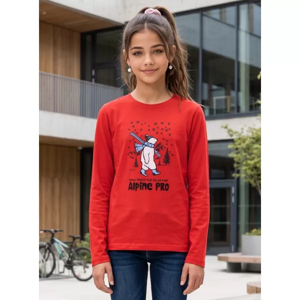  Kinder-T-Shirt ALPINE PRO ECCO 2 BARBADOS-KIRSCHVARIANTE PA 