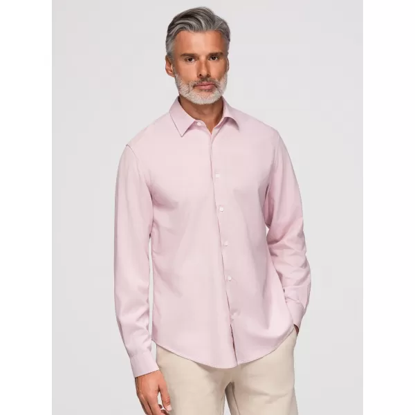  Herrenhemd OMBRE OM-SHCS-0190 PASTELLROSA 