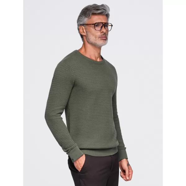  Herrenpullover OMBRE OM-SWSW-0119 OLIVE 