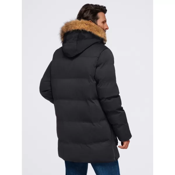  Herrenparka OMBRE OM-JALJ-0310 SCHWARZ 