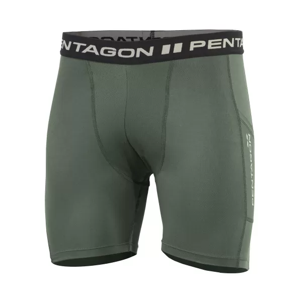  Herren-Boxershorts PENTAGON APOLLO SHORTS K10001 TARNGRÜN 