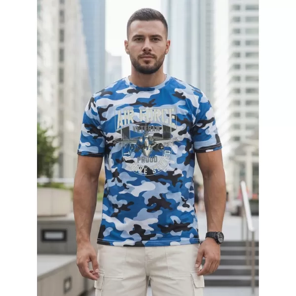  Herren-T-Shirt DSTREET NX2001R-SK-M BLAU 
