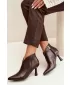 Damen-Stiefeletten BOTO D-218 BRAUN