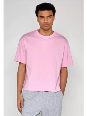 Herren-T-Shirt URBAN CLASSICS TB8398-12155 ZARTES ROSA