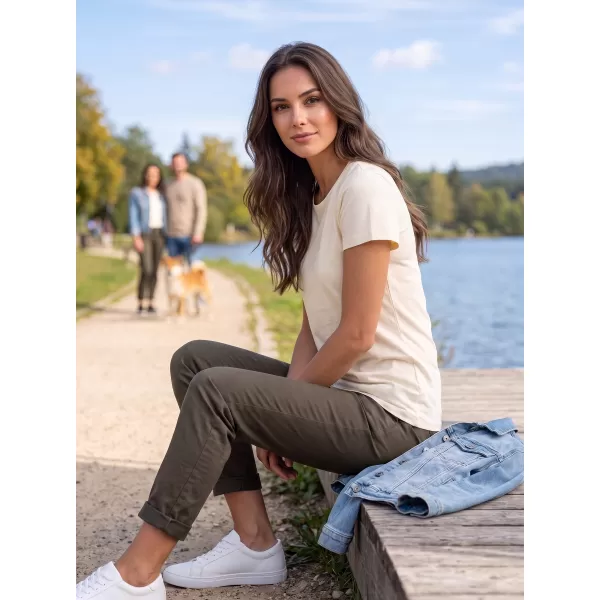  Damen-T-Shirt ALTISPORT NP/ALWST26001 NATÜRLICH 