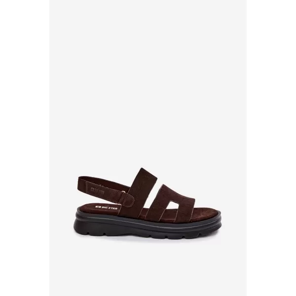  Damensandalen BIG STAR SHOES TT274483 BRAUN/BEIGE 