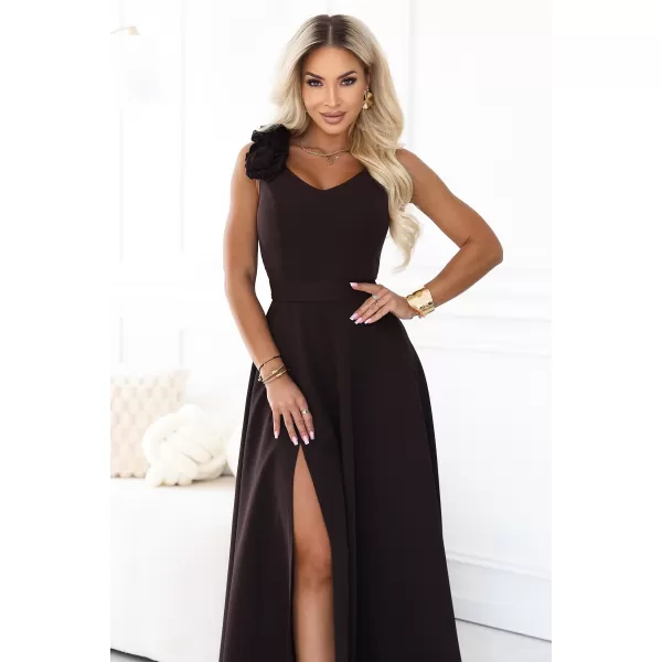  Kleid NUMOCO 643-10 SCHOKOLADENBRAUN 