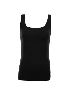 Damen-Tanktop ALPINE PRO OMINA SCHWARZ