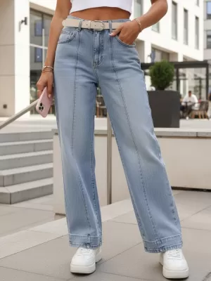 Damenhosen DSTREET UY2958 BLAU
