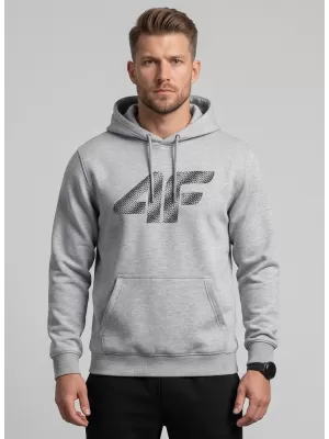 Herren-Sweatshirt 4F WMM00TSWSM2548 KALTE HELLGRAUE MELANGE