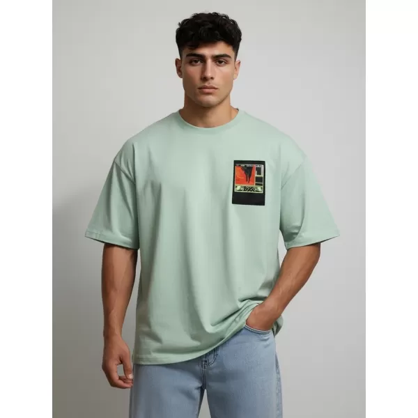  Herren-T-Shirt DSTREET RX5305 HELLGRÜN 