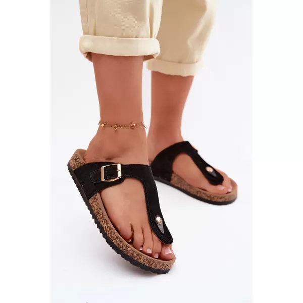  Damen-Flip-Flops BOTO 26SD21-101 SCHWARZ 
